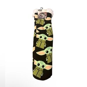 Disney Star Wars Mandalorian The Child Baby Yoda Fuzz Socks One‎ Size